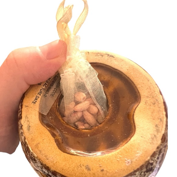 Amber Saffron Ceramic Owl with High Fragrance Sachet - Picture 4 of 4